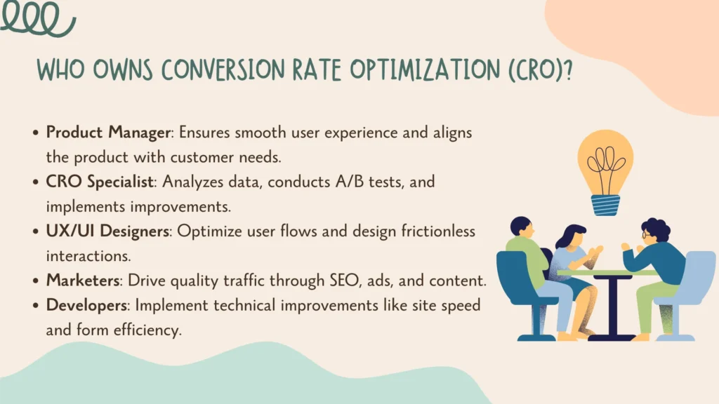 Who Owns Conversion Rate Optimization in a Team